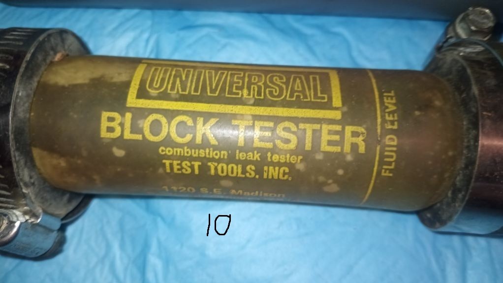 Vintage Combustion Chamber UNIVERSAL BLOCK TESTER Mr Gasket Test Tools, Inc
