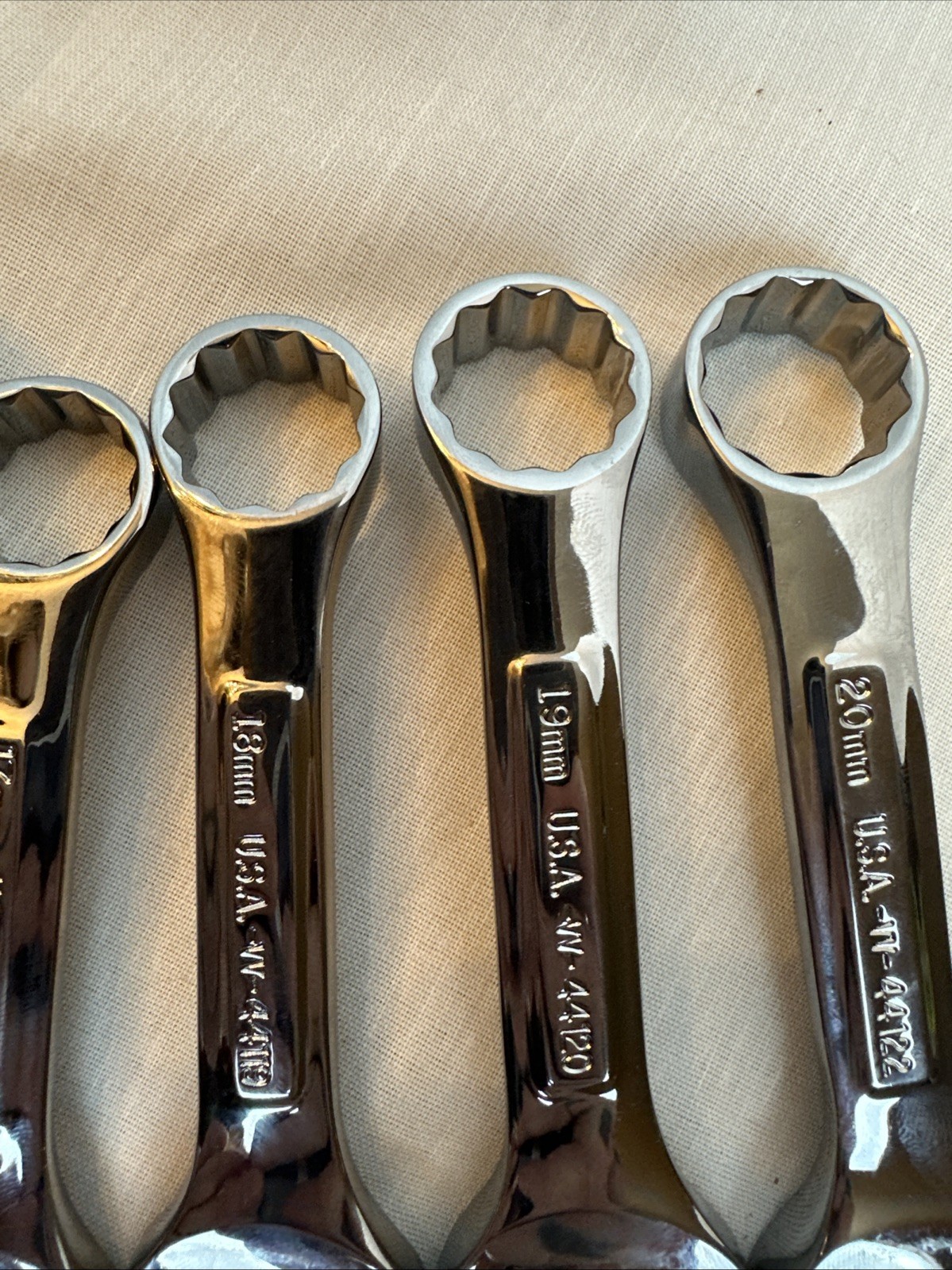Sears Craftsman Professional Stubby USA Wrench Set 20 Piece Metric NOS Rare HTF