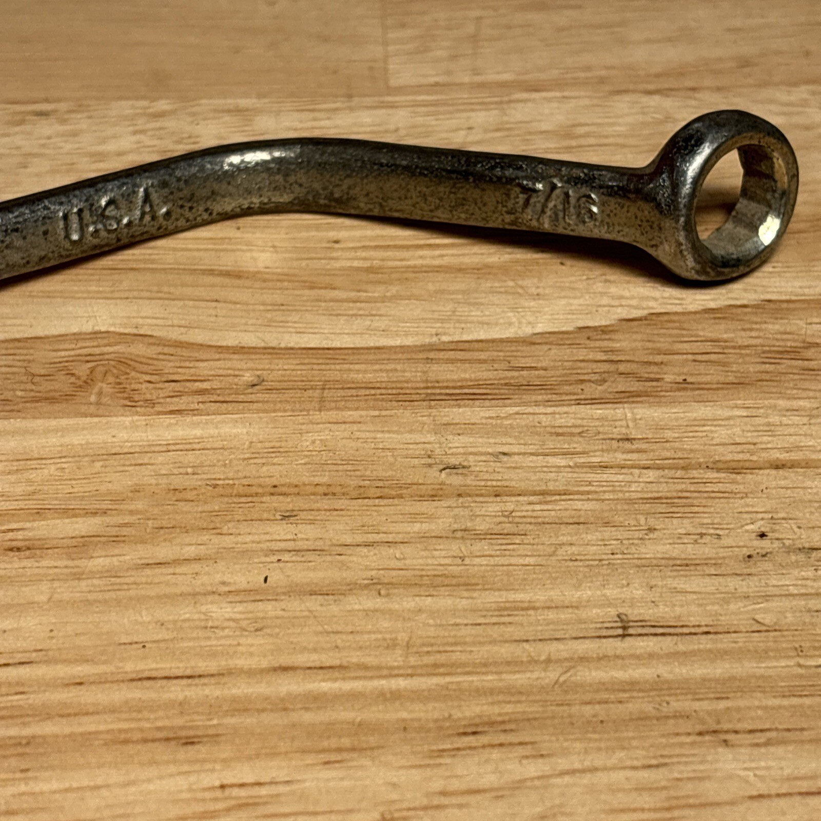 K-D 286 Deep Offset Brake Bleeder Box Wrench Tool 3/8” 6pt x 7/16” 12pt USA