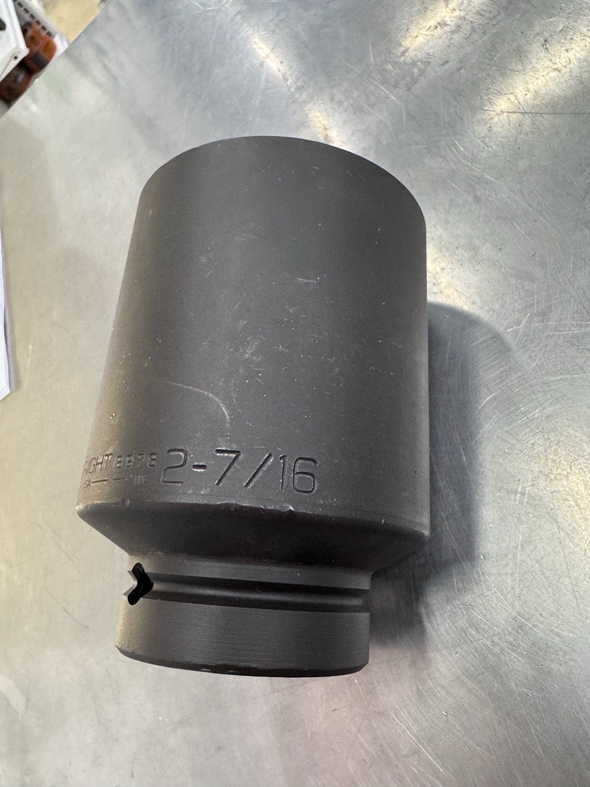 Wright Tool 8978 Deep Impact Socket 1” Drive 2-7/16” USA Made NEW
