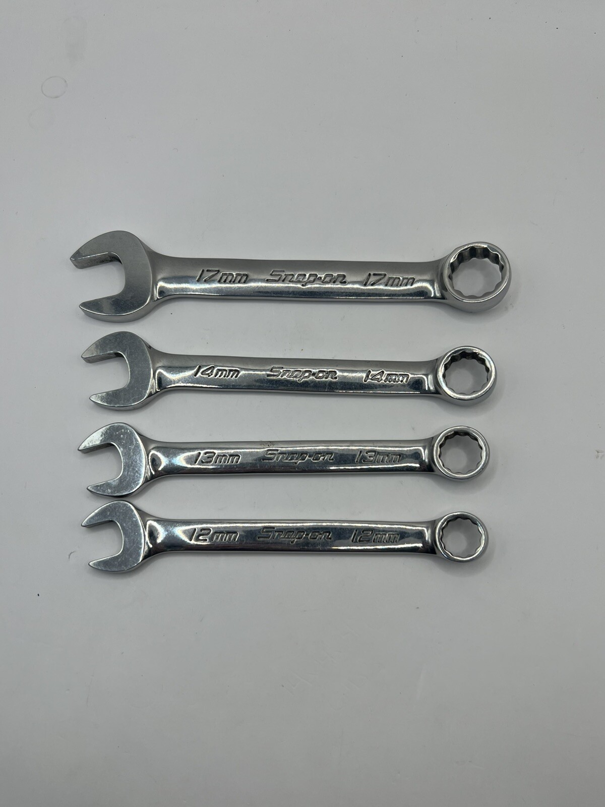 SNAP ON OEXM 4pc 17mm 14mm 13mm 12mm METRIC WRENCH SET