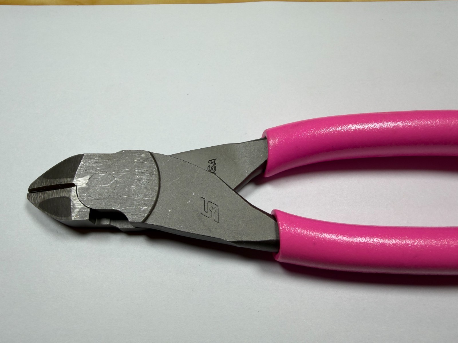 Snap-on Tools USA NEW PINK Soft Grip 7″ Diagonal Cutter Pliers 87ACFP