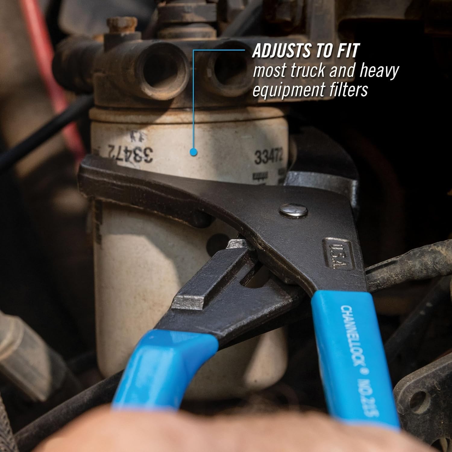 15-Inch Oil Filter Pliers – Adjustable Design for Easy Automotive Maintenance