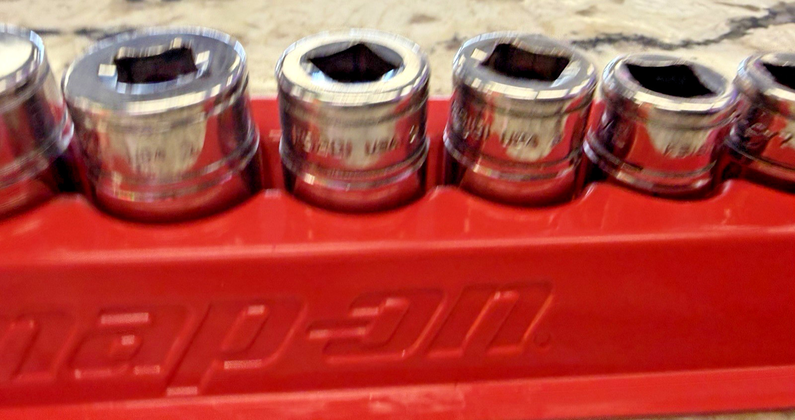 Snap-on FS081-FS281 3/8″ -1/4″- 7/8” Pakty240 11 piece Shallow Socket Set