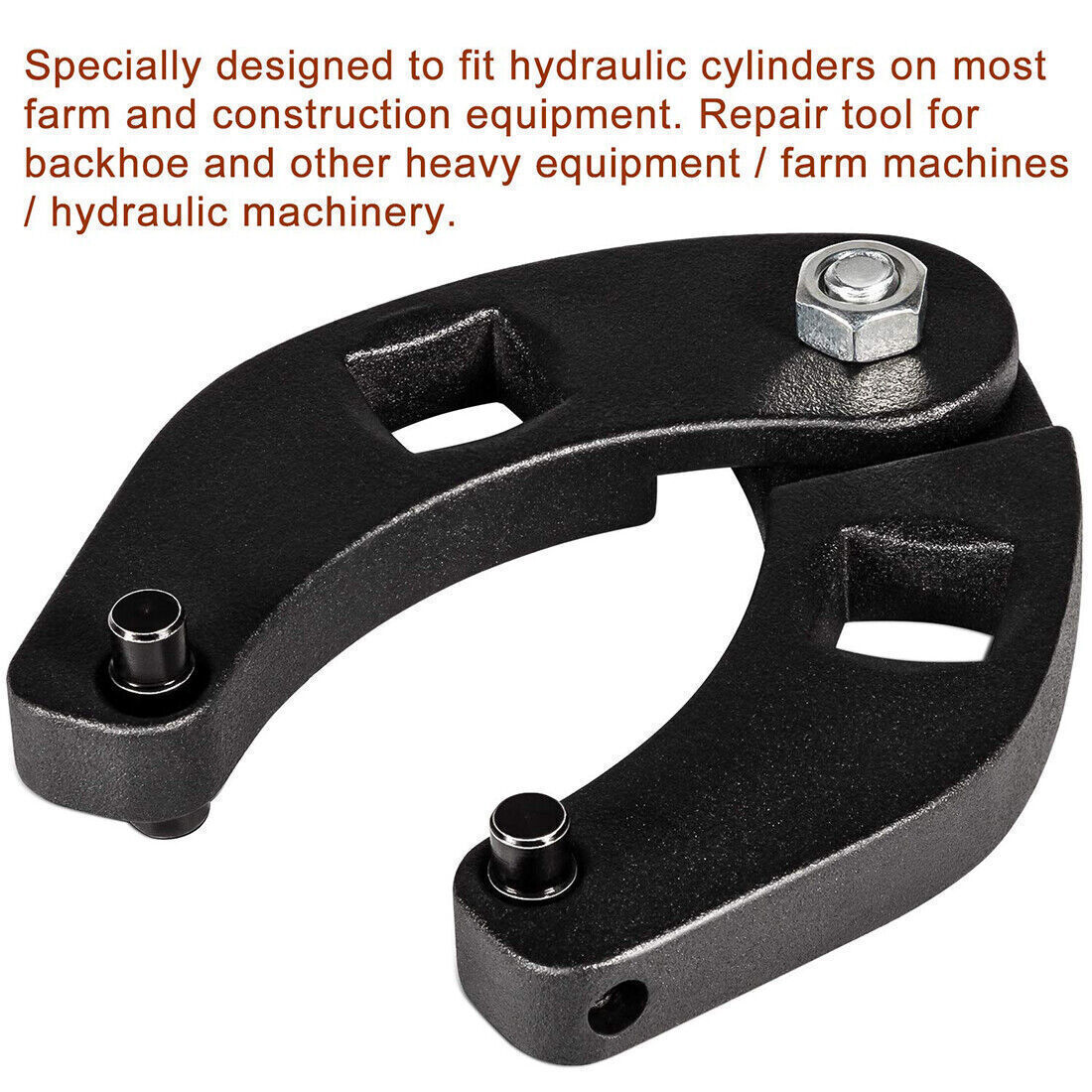 7463 Small Adjustable Gland Nut Wrench Universal for Hydraulic Cylinders Loaders