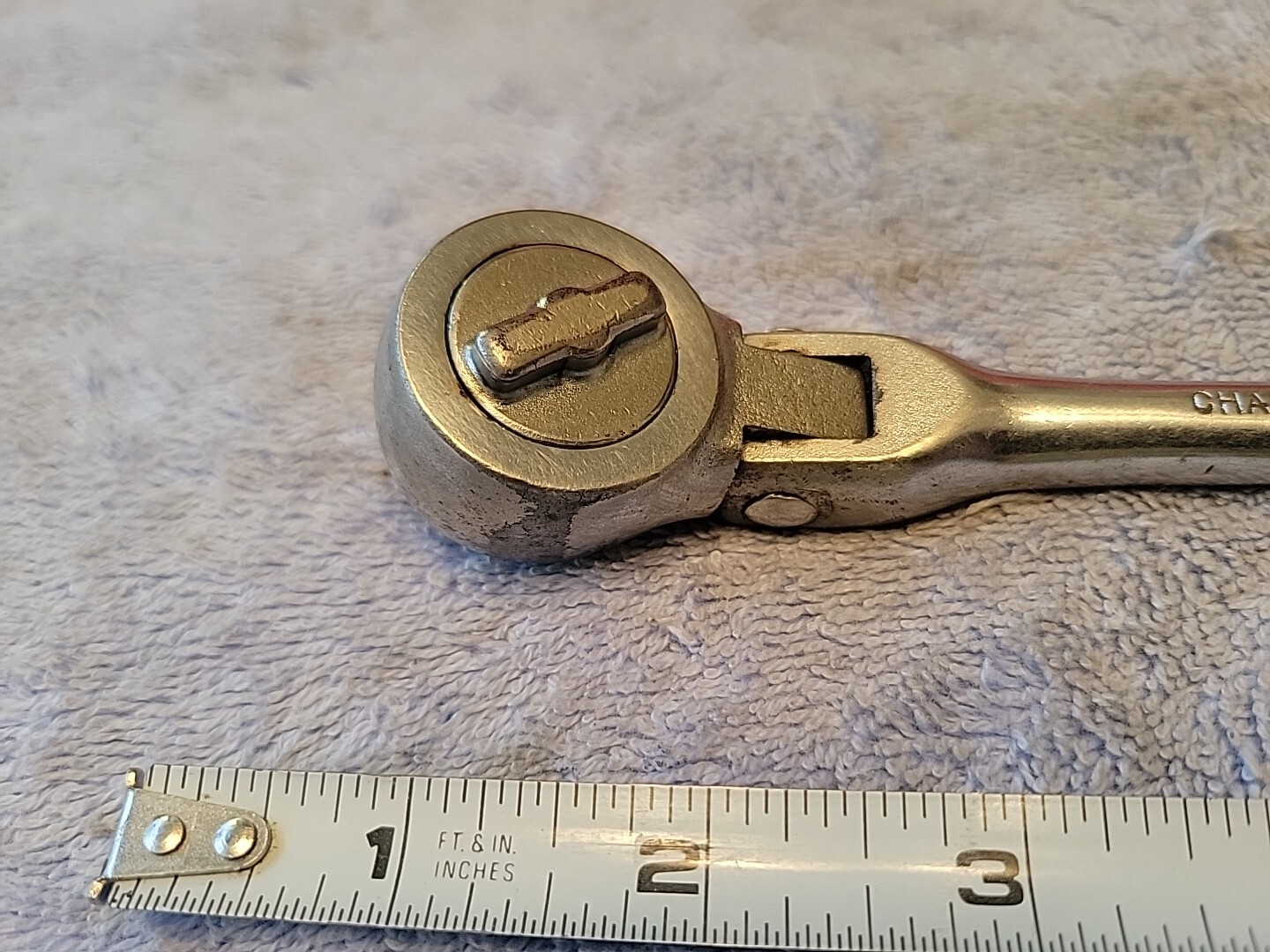 CHAMPION PLUG MASTER 3/8″ DRIVE FLEX HEAD RATCHET CT 405 VTG USA 🇺🇸