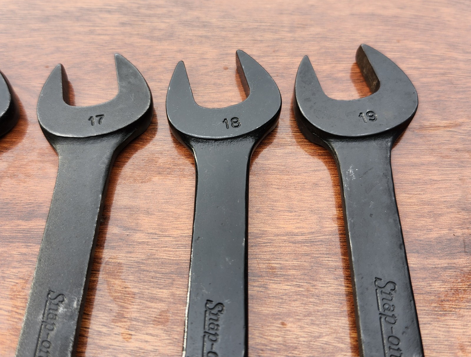 SNAP-ON GOEXM Black Metric Short Comb. Wrench Set 6-19mm USA MISSING 10 11 12