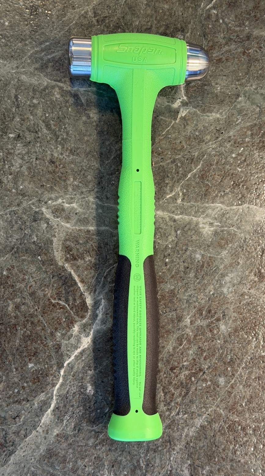 NEW Snap-on Tools GREEN 16oz Soft Grip Dead Blow Ball Peen Hammer HBBD16 HBBD16G