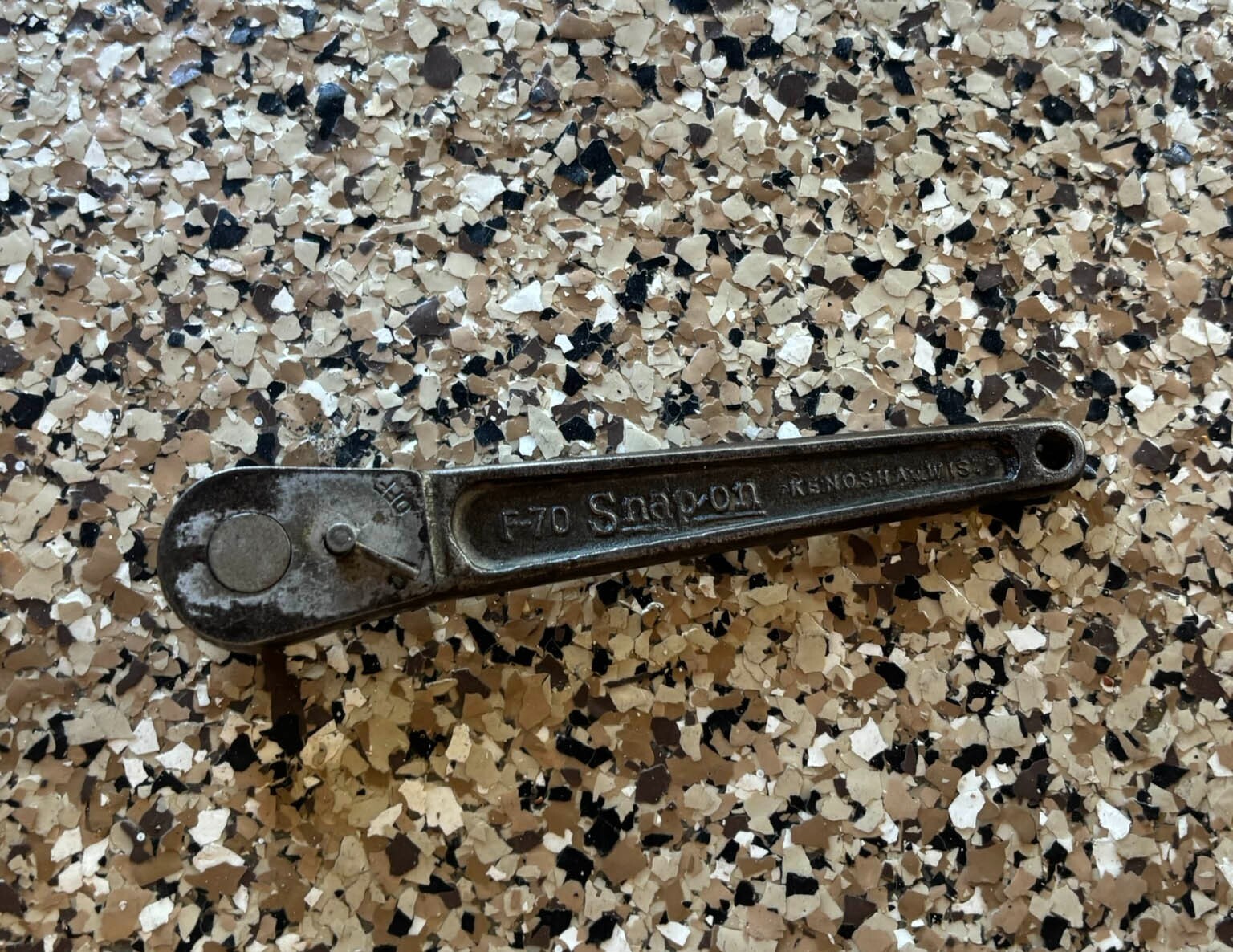 F 70 vintage snap on ratchet tool