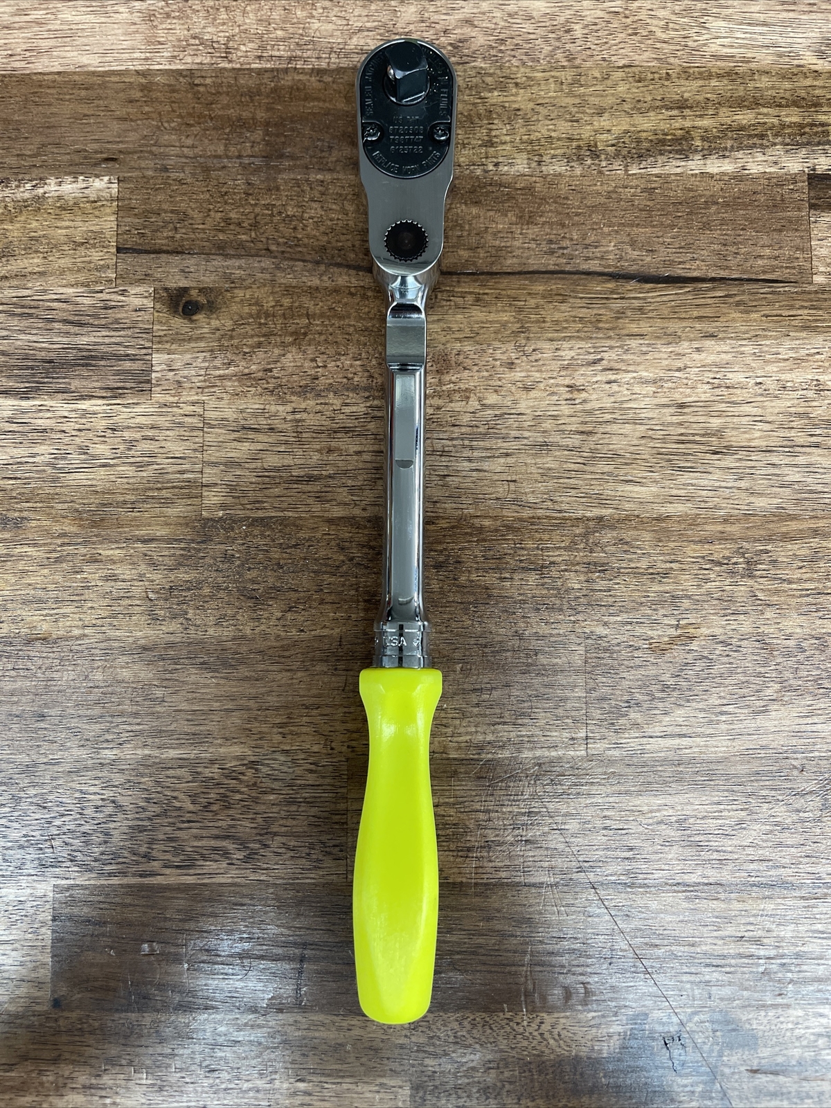 NEW Snap On Tools FHD80MP 3/8″ Indexing Head HI VIZ YELLOW Hard Handle Ratchet