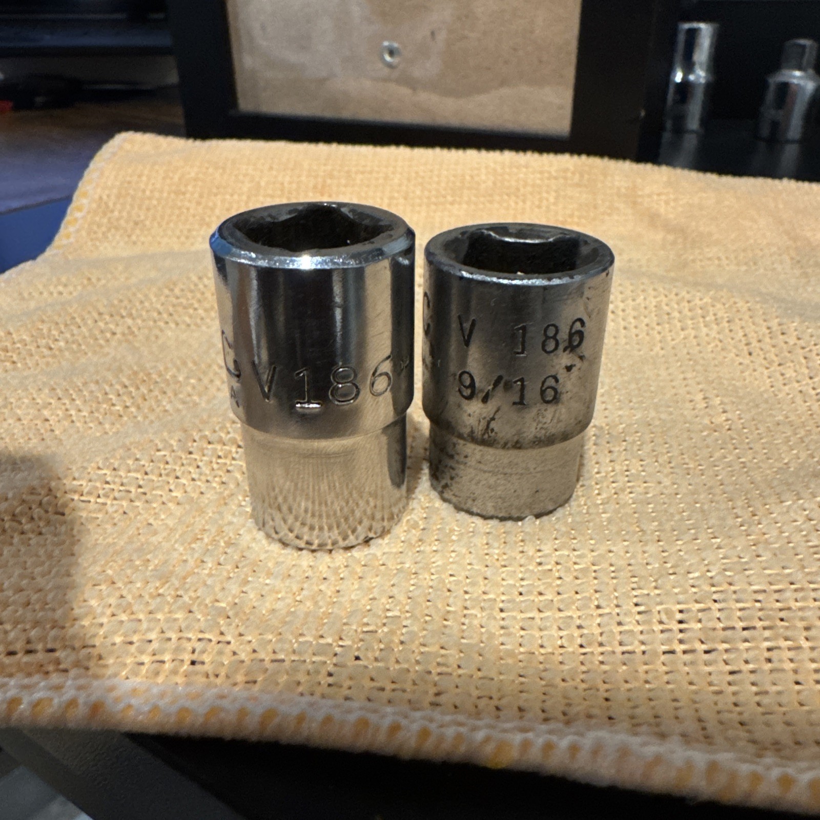 Duo Mac Tools 1/2″ Drive 6-Point 9/16″ Shallow Socket V186 -free shipping