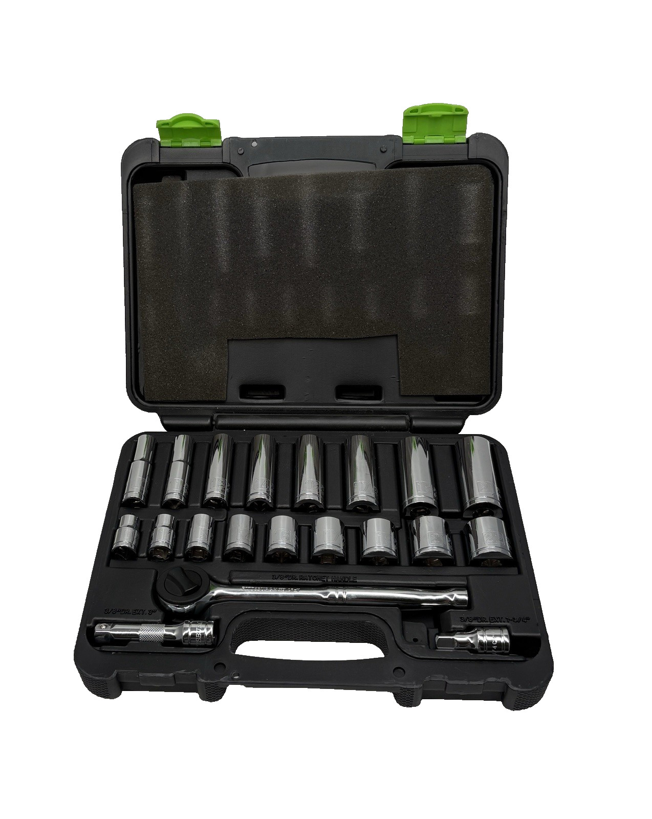 Pittsburg Pro Metric 21 Piece Ratchet & Socket Set