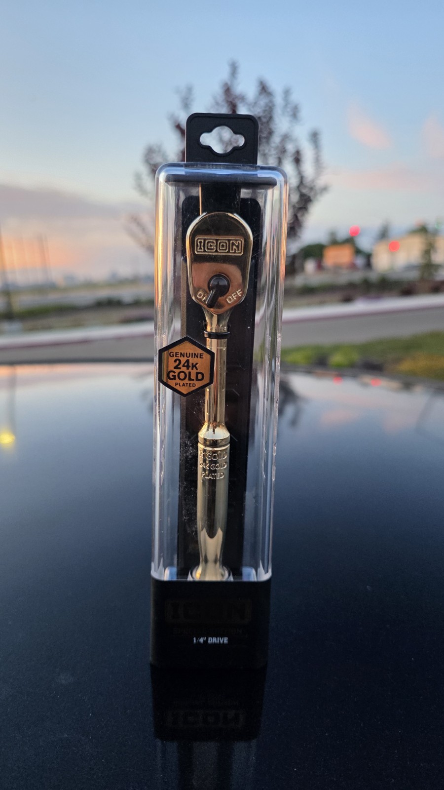 Icon 1/4 Inch Special Edition 24k Gold Plated Ratchet