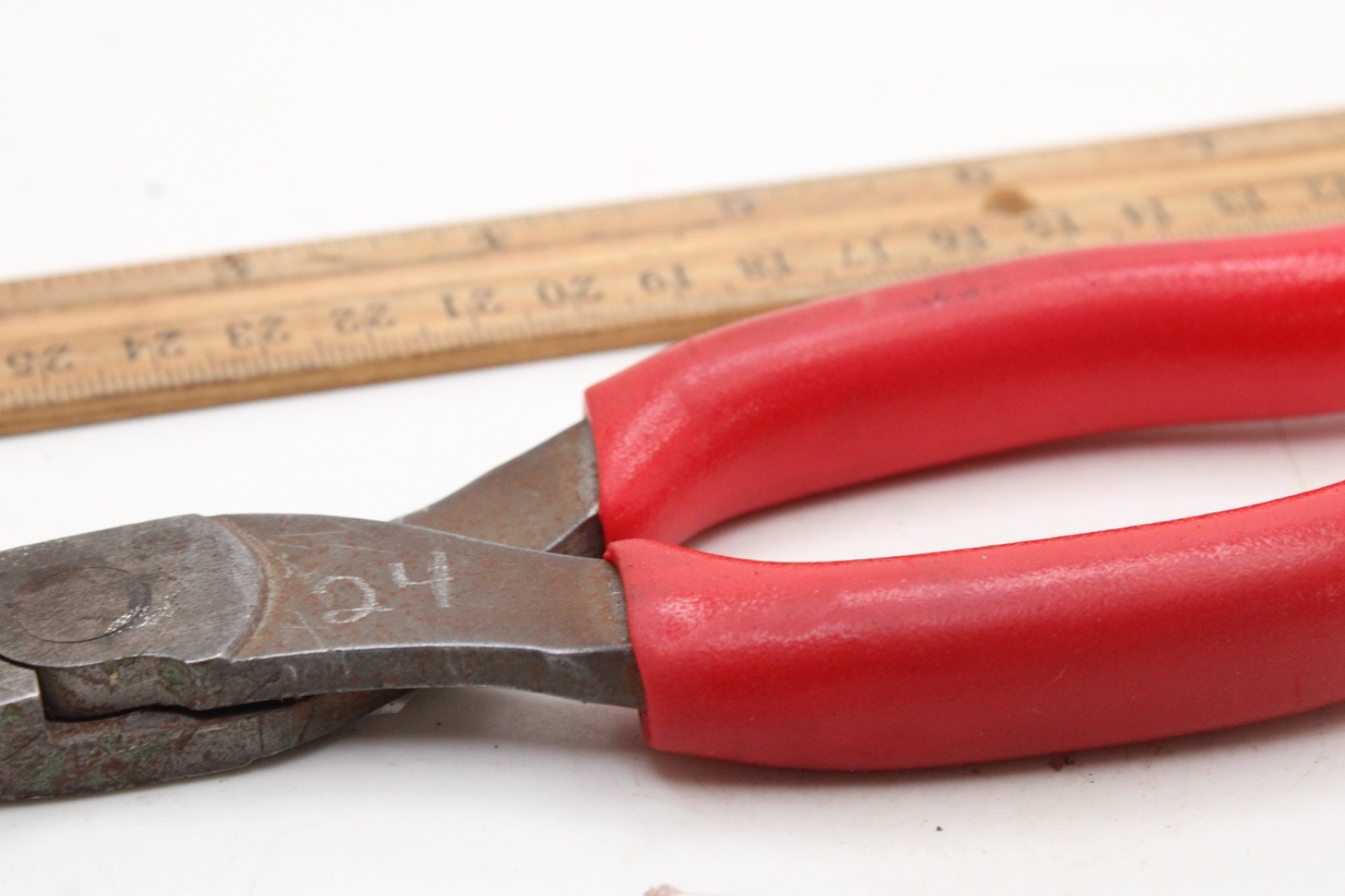 Snap-on Tools 86CF Power Edge Diagonal Cutters Red Grip 6.5″ USA