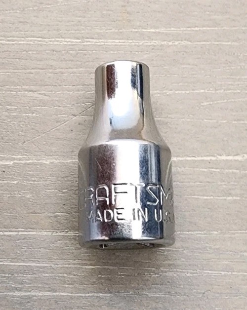 Craftsman USA 5/32″ Socket 6 Point 1/4″ Drive -V- 43481