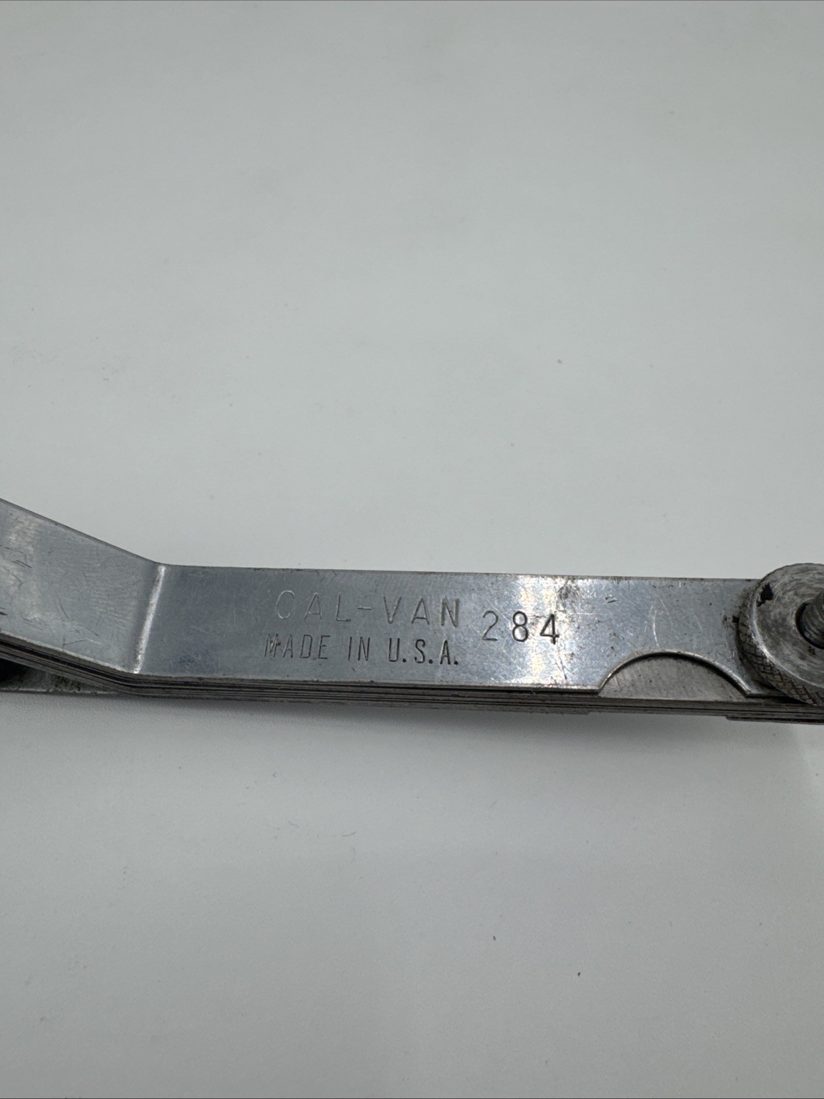 Vintage Cal-Van 284 Offset Feeler Gauge Thickness Tool – 20 Blades