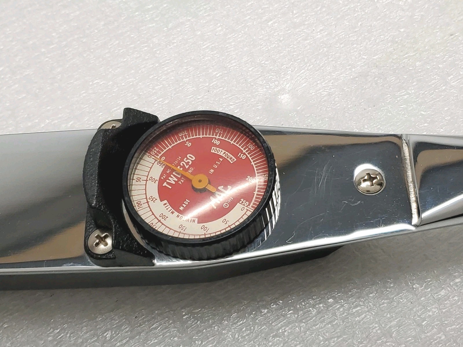 Vintage 1972 MAC Tools TWDF 250 Dial Torque Wrench – 250 Foot Pounds