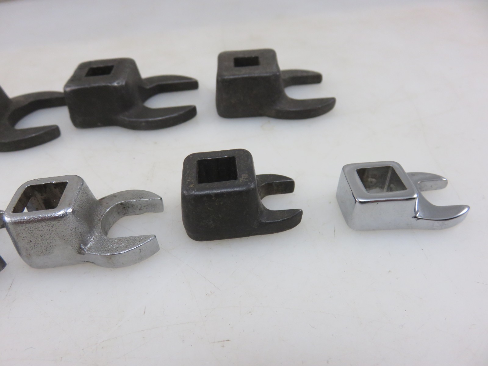 Snap-On Mixed Set Crowfoot Wrench Set 12pc Set 3/8″Dr. 3/8″-1-1/8″ Vintage USA