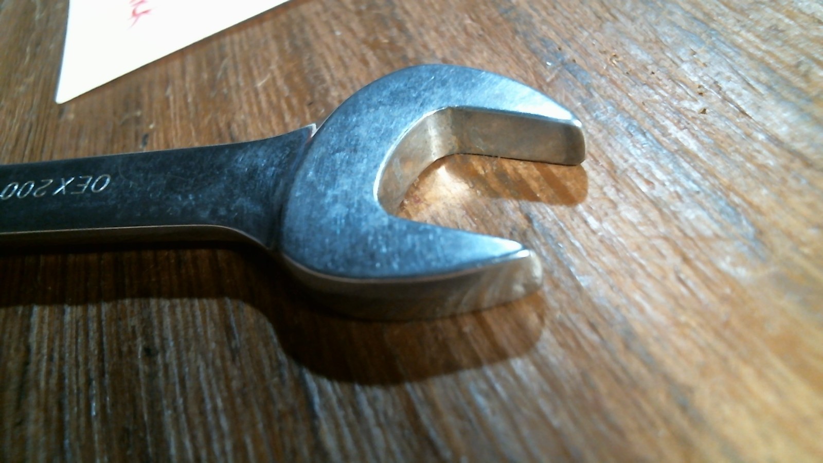 J9 Snap On USA 5/8 SAE 12 Point BOX/OPEN/ Wrench OEX-200 OWNER MARK