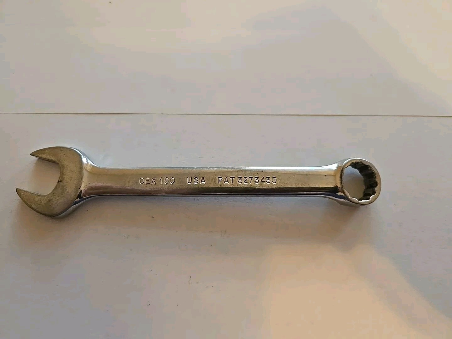 Snap On 9/16″ 12PT Short Chrome Combination Wrench OEX180