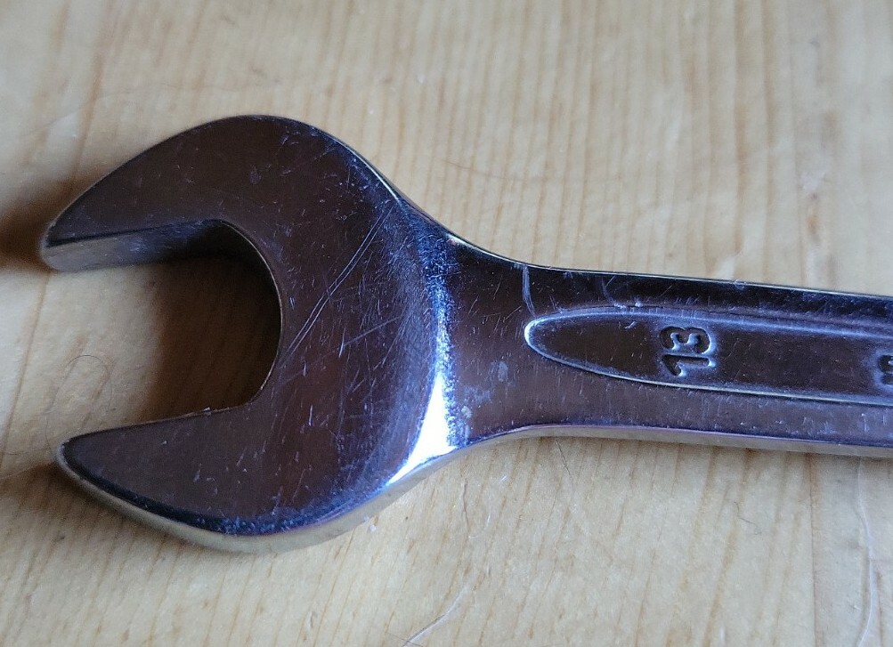 NO.6 Belzer Van-Extra 10MM 13MM Combination Wrench Germany Excellent Pre-owned