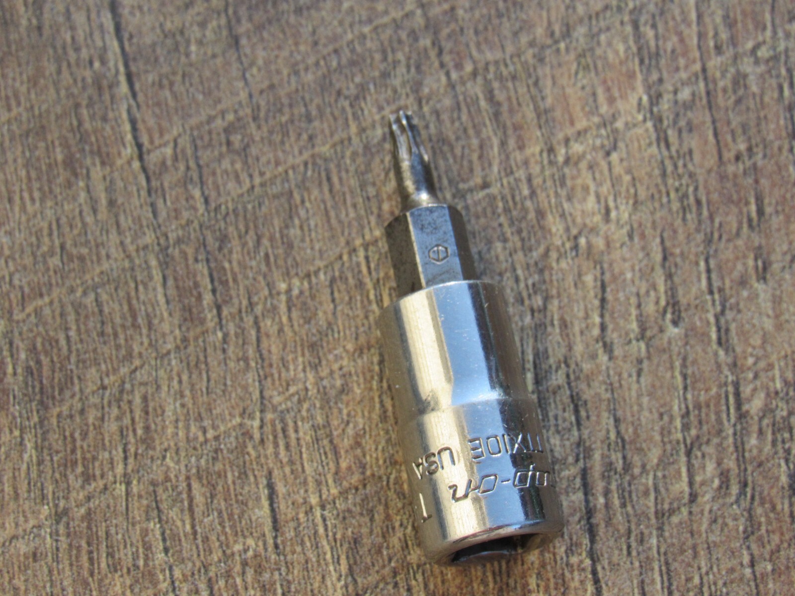 SNAP ON TTX10E T-10 1/4″ DRIVE CHROME NEW LOGO TORX BIT DRIVER SOCKET T10 T 10