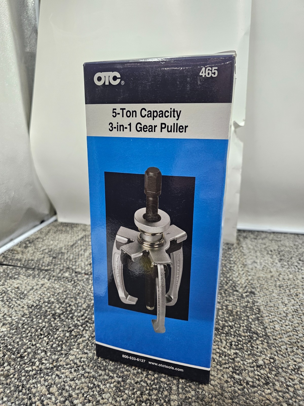 OTC 465 5-Ton GripLock Puller – 3-in-1 Gear Puller, 5-1/2″ Maximum Reach