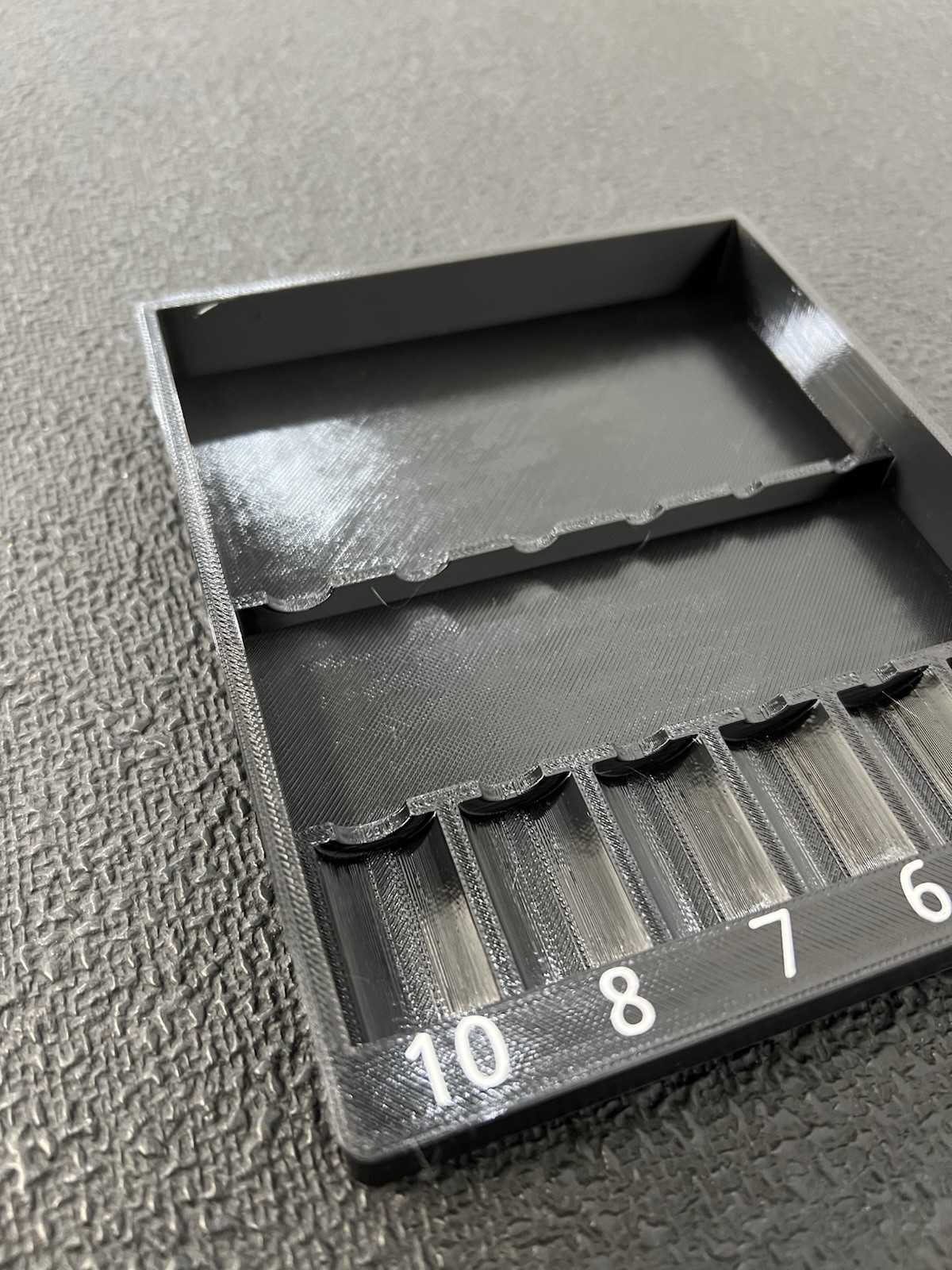 Tray compatible with Snap On Tool 3/8″ Drive Metric Long Ball Hex Bit Socket Set