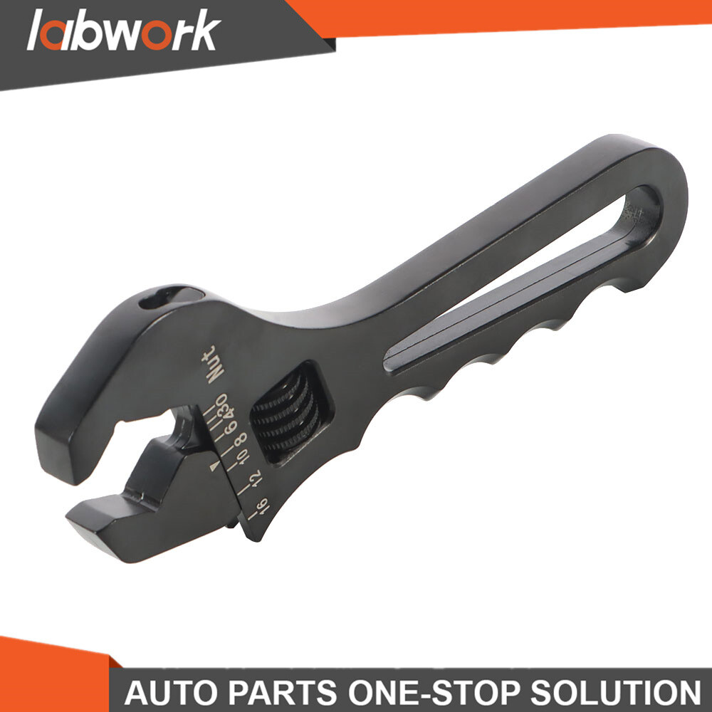 Labwork Adjustable Wrench Aluminum Tool Spanner for Hose End Fitting 3AN-16AN