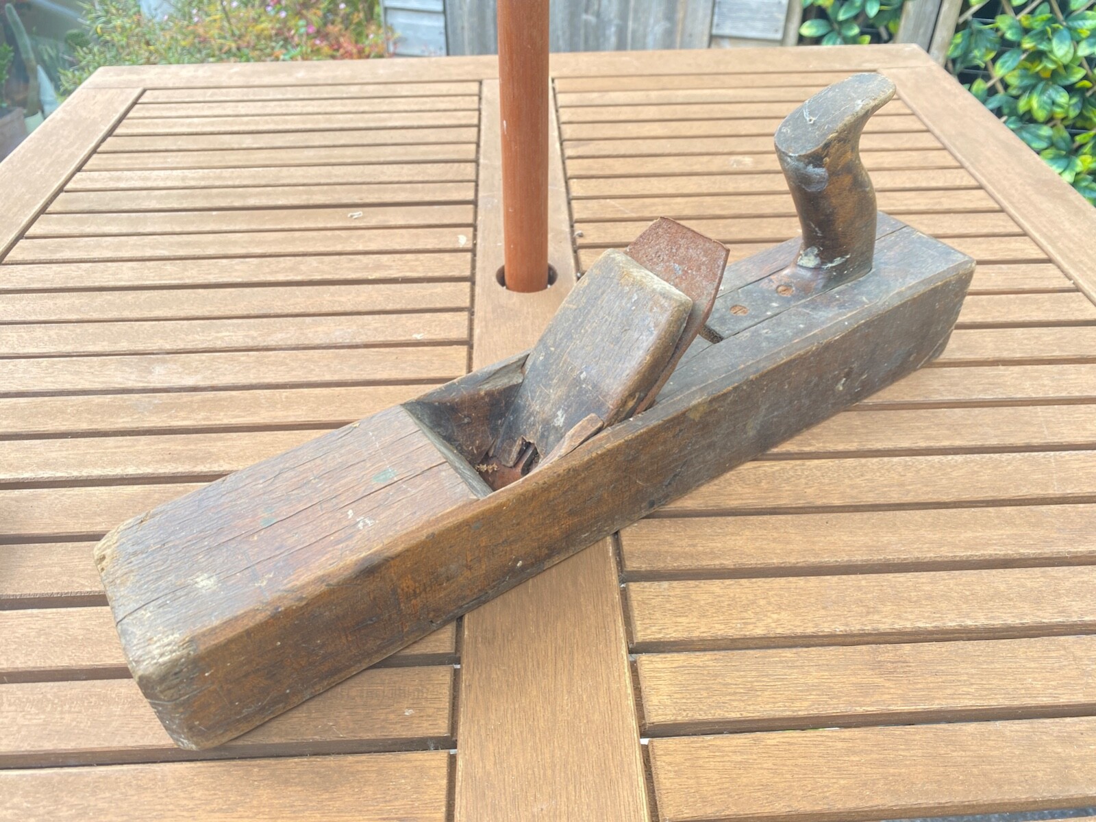 Box Plane 17” Vintage Wooden Woodworking Tool Antique use or Display