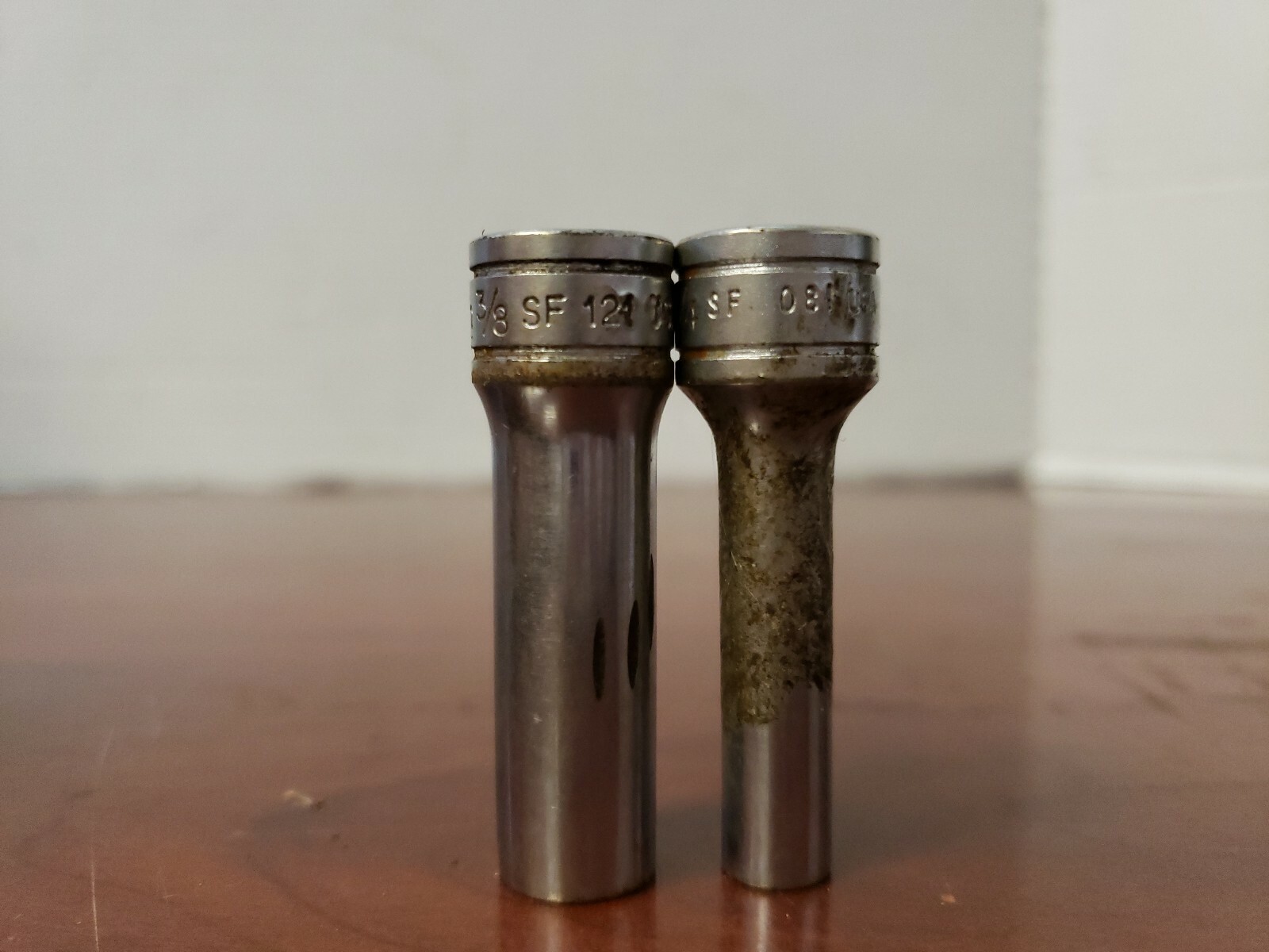 Snap-on SF 081 And SF 121 3/8″ Drive Flank Drive Deep Sockets c-x