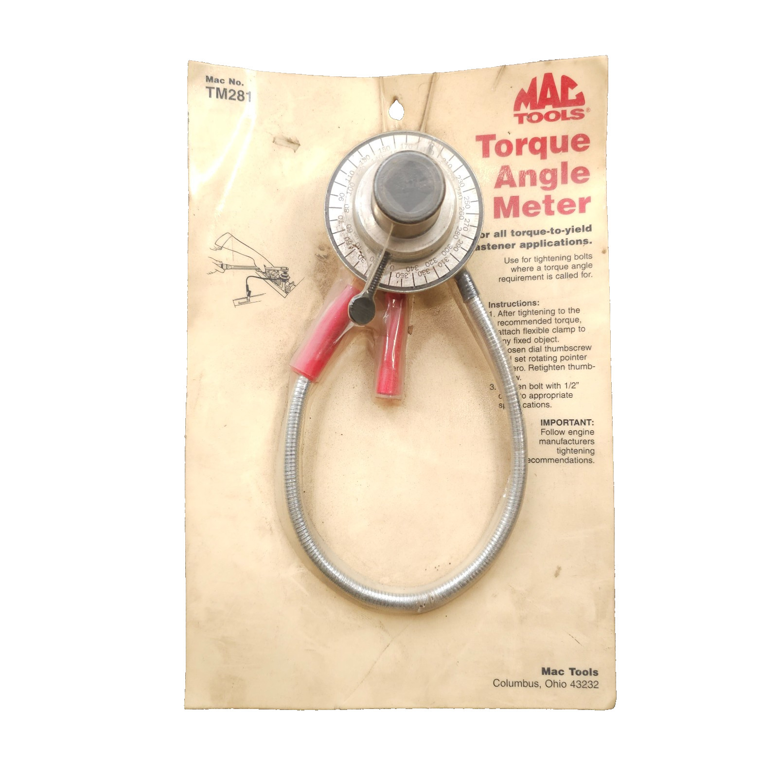 Mac Tools TM281 Torque Angle Meter