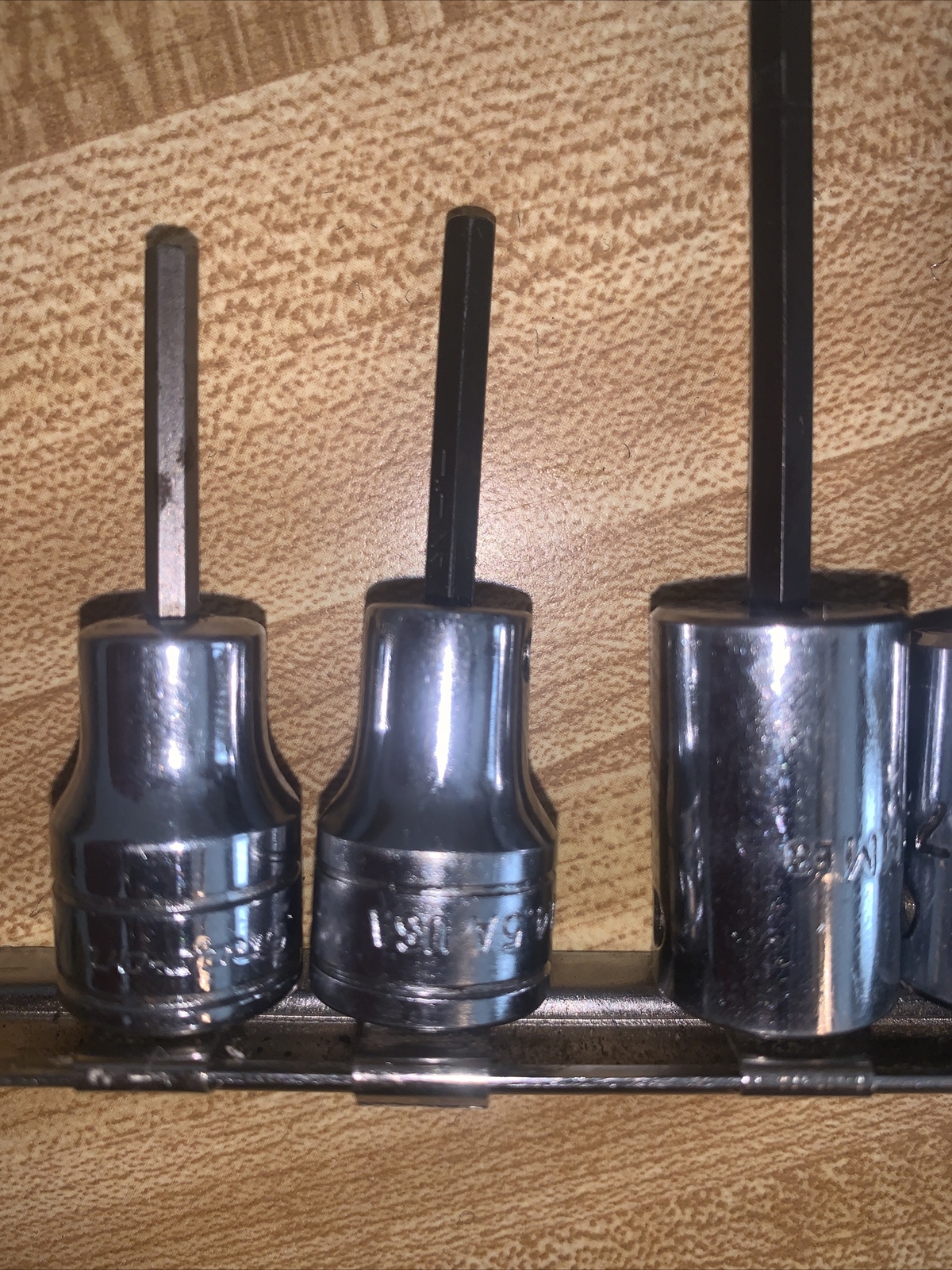 MAC TOOLS & Snap On 3/8″ Drive Hex Socket Driver METRIC AND SAE LOT 6 Pcs USA