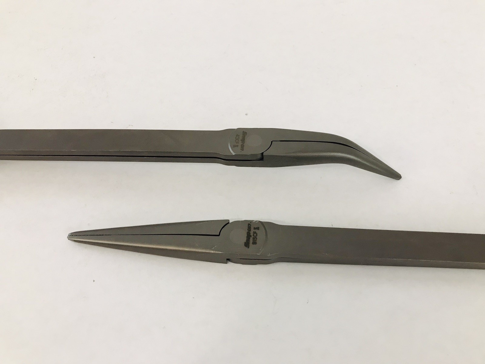 Snap-on 15″ Long-Neck Needle Nose Pliers & 35° Bent Talon Grip (Green) NEW!!!