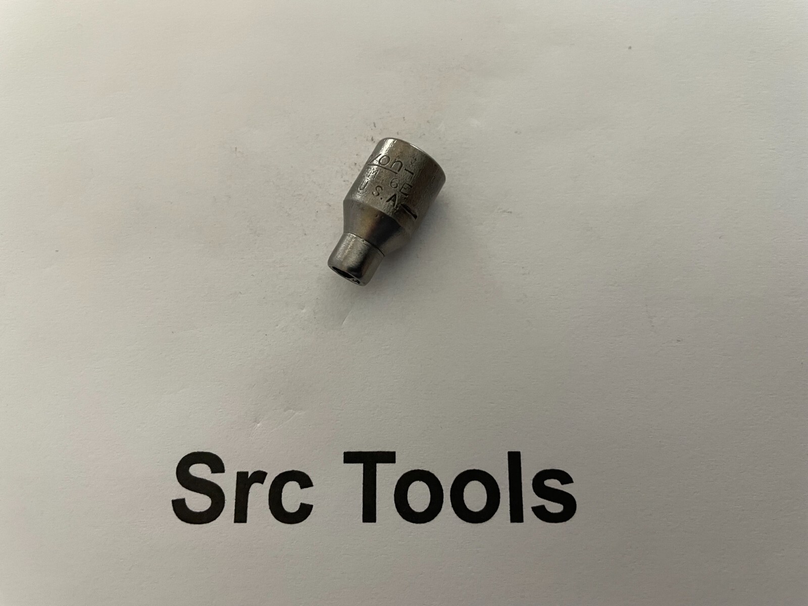 RARE 1944 Snap-On Tools USA 1/4″ Drive 3/16″ SAE 6pt Midget Chrome Socket TM-6