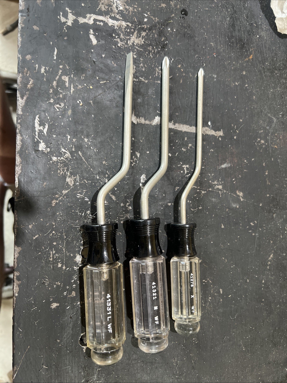 NOS Craftsman USA Offset Spinner Screwdriver Set Of 3. NEW