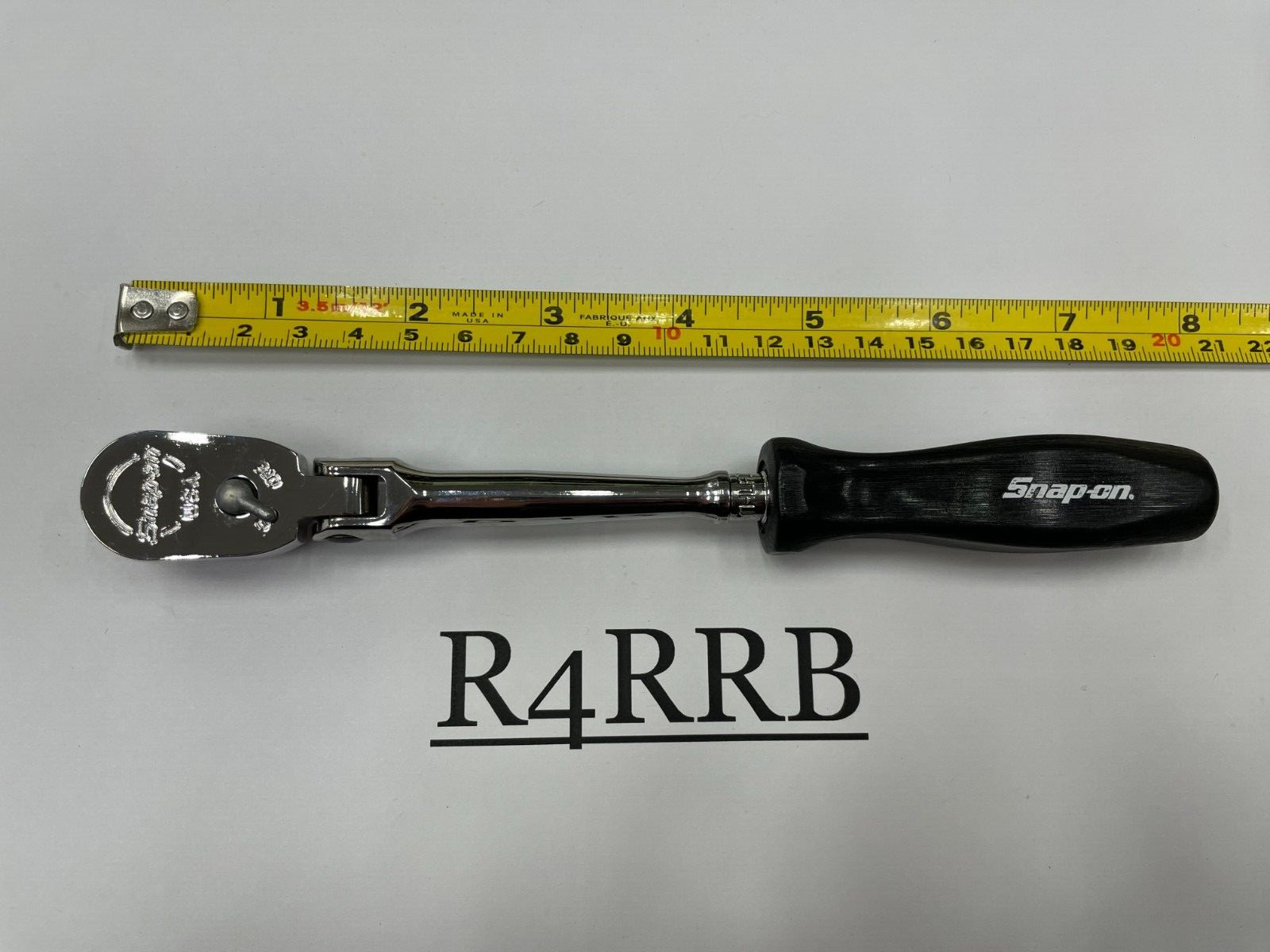 Snap-on Tools USA NEW BLACK Hard Grip 1/4″ Drive LONG Flex Ratchet THLFD72BK