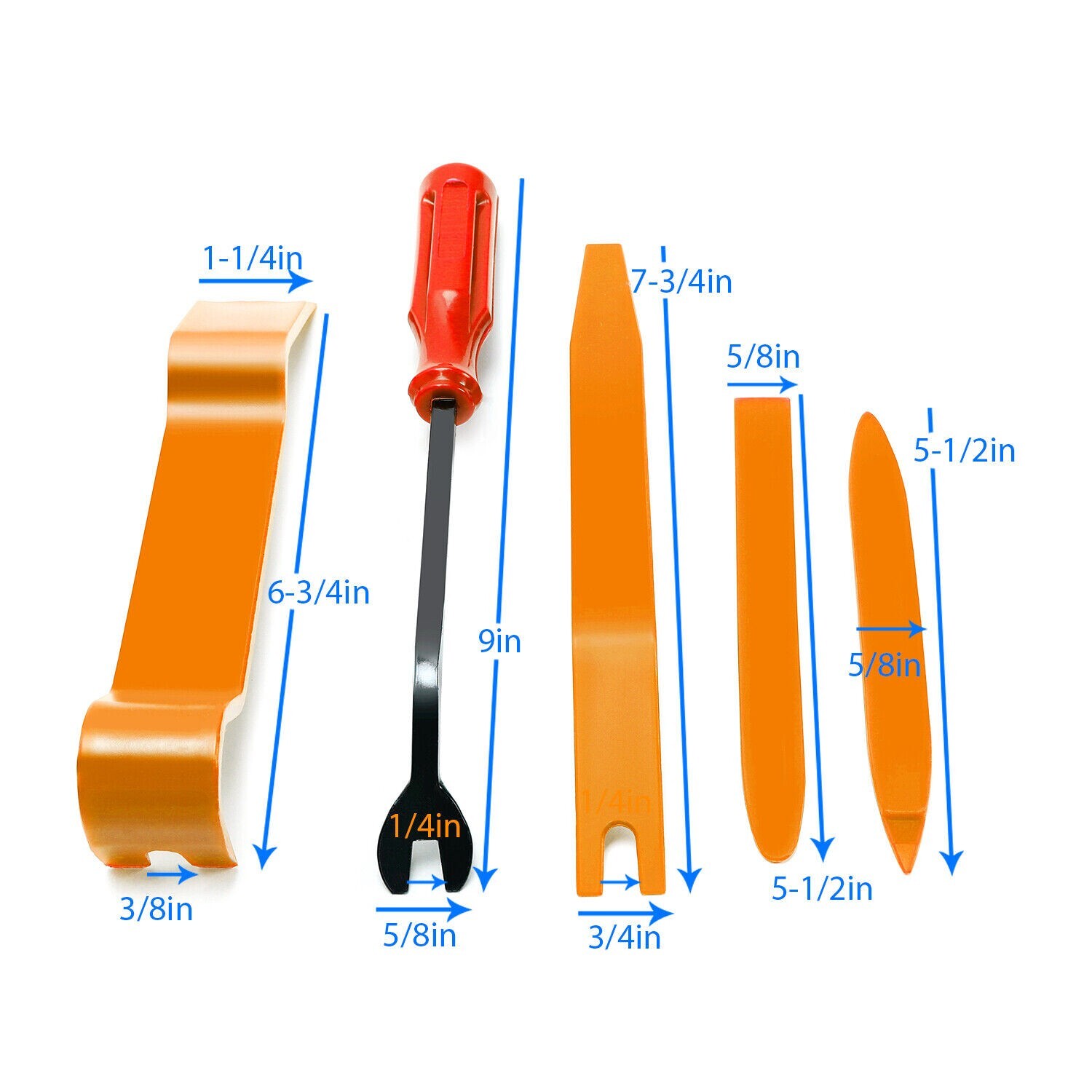 Auto Trim Removal Tool Kit Car Panel Door Dashboard Fastener Remover Pry kit