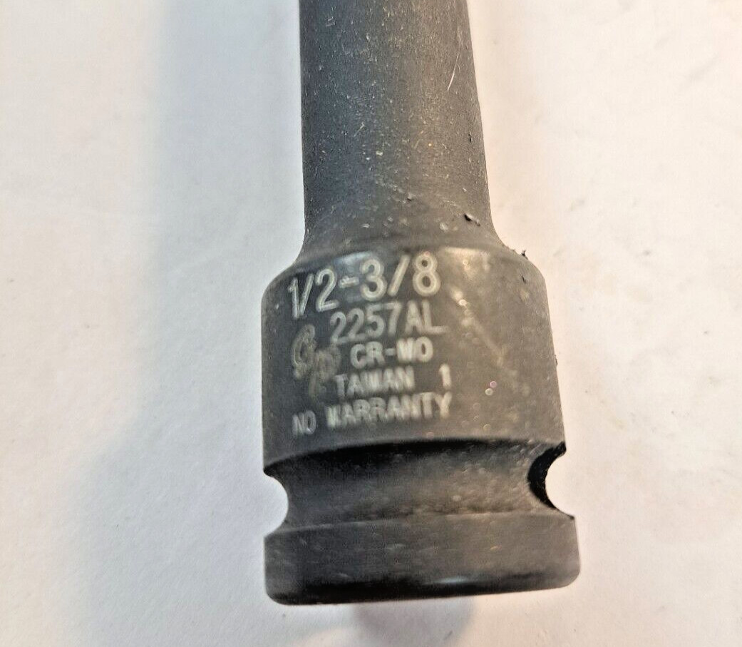 GP 1/2″ F X 3/8″ M X 18″ ADAPTER W/LOCKING PIN 2257AL