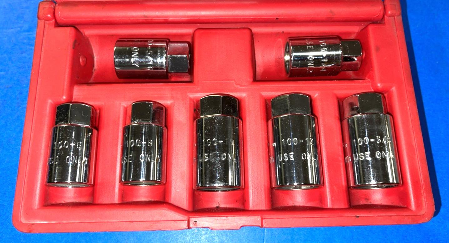 AST TOOLS 7 PIECE MULTI DRIVE STUD EXTRACTOR/ INSTALLER SAE/METRIC SET