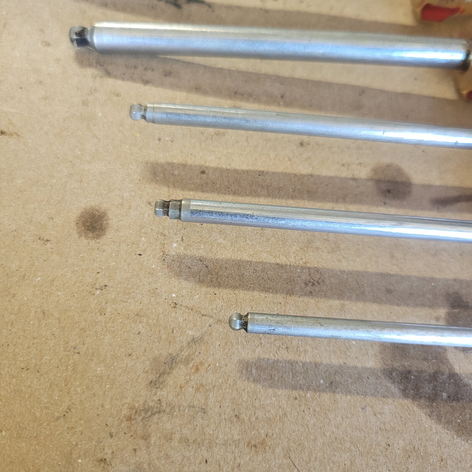RARE Cal-Hawk BALL END SAE HEX SCREWDRIVERS 6 pc Set 1/8″-5/16″ Vintage Tools