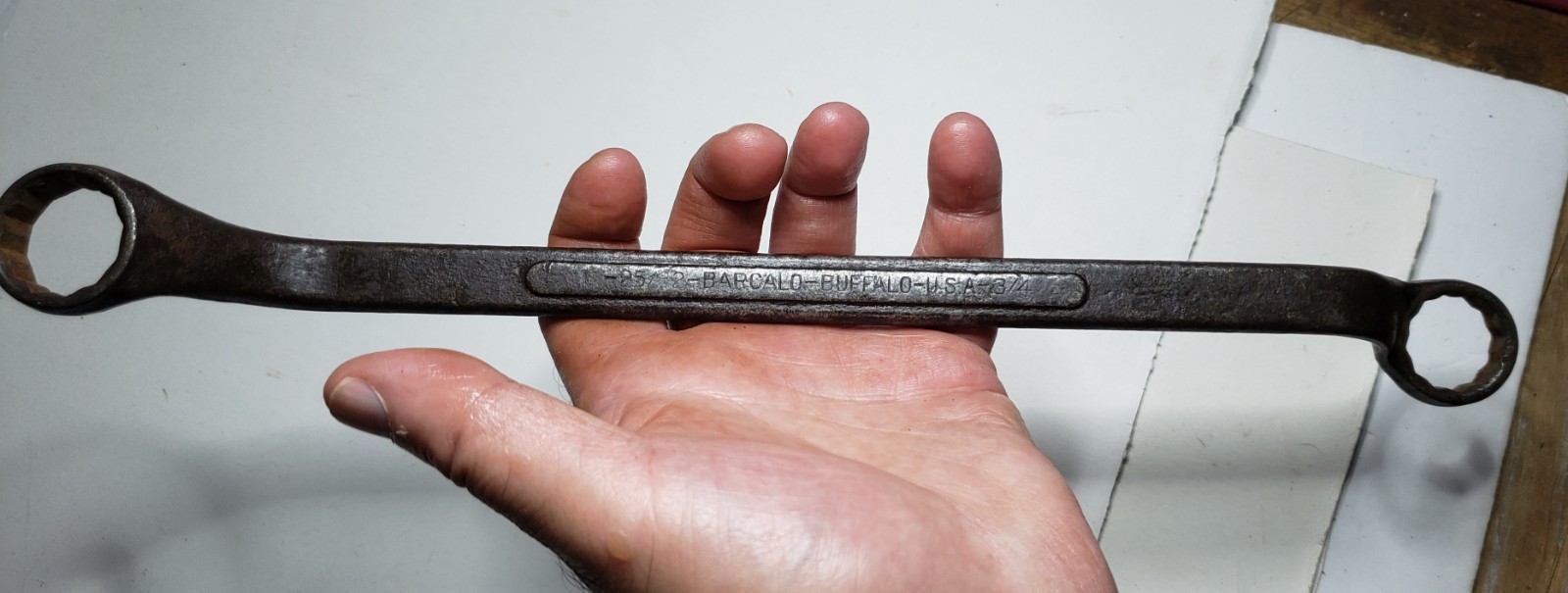 BARCALO Buffalo 25/72 & 3/4 Combination Wrench Made in USA 12.5″ Long