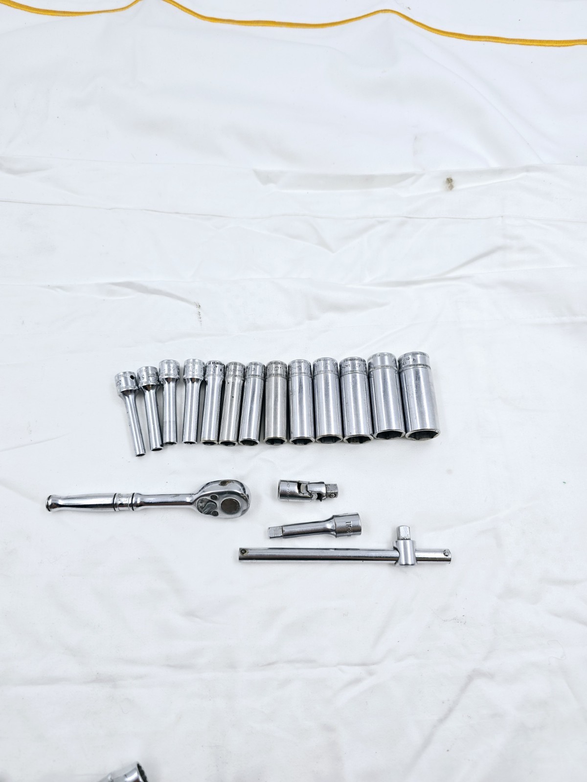 Snap-on STMM 5 – 15mm 1/4» Drive 12Piece 6 Point Metric Socket Set USA