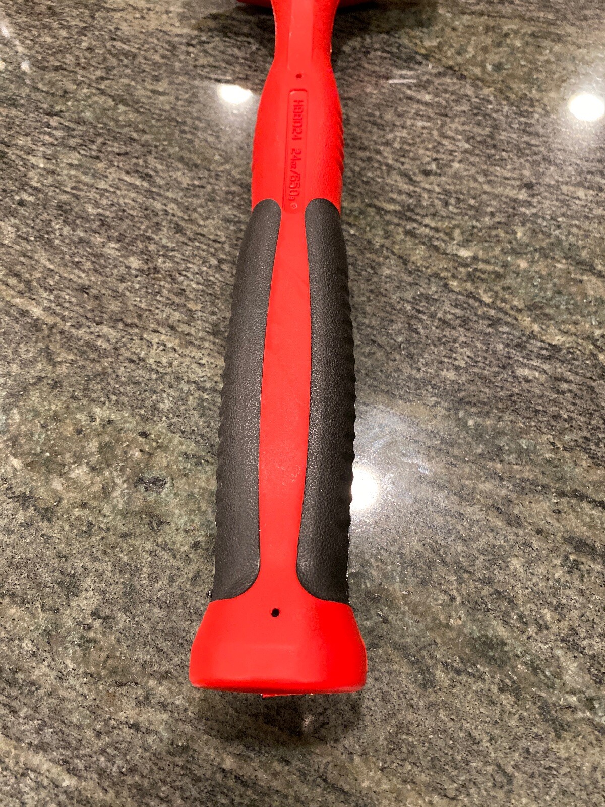 Snap On hbbd24 24 ounce ball peen soft grip dead blow hammer red
