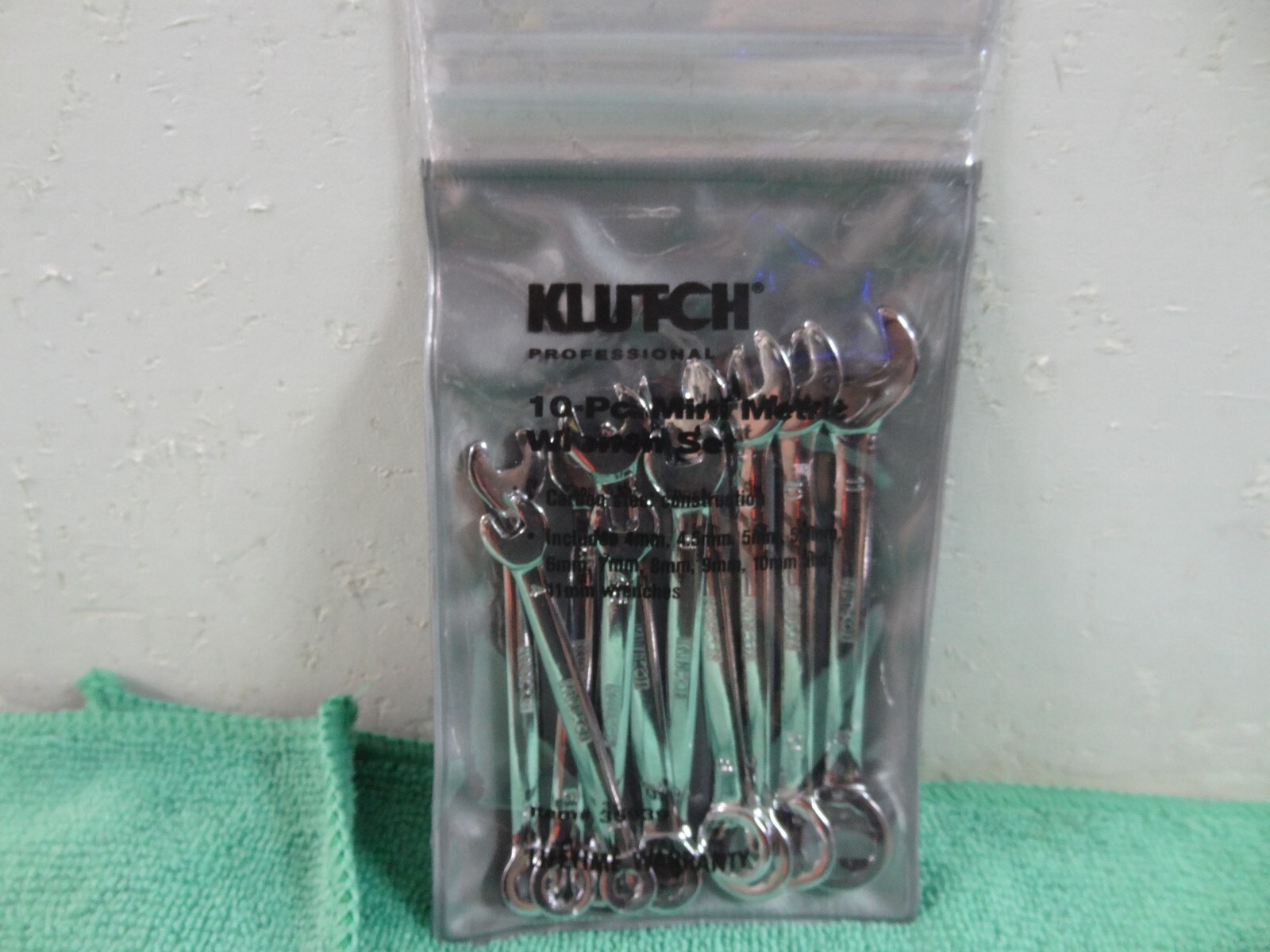 NEW Klutch 10 Pc. Mini Metric Ignition Wrench Set -35939