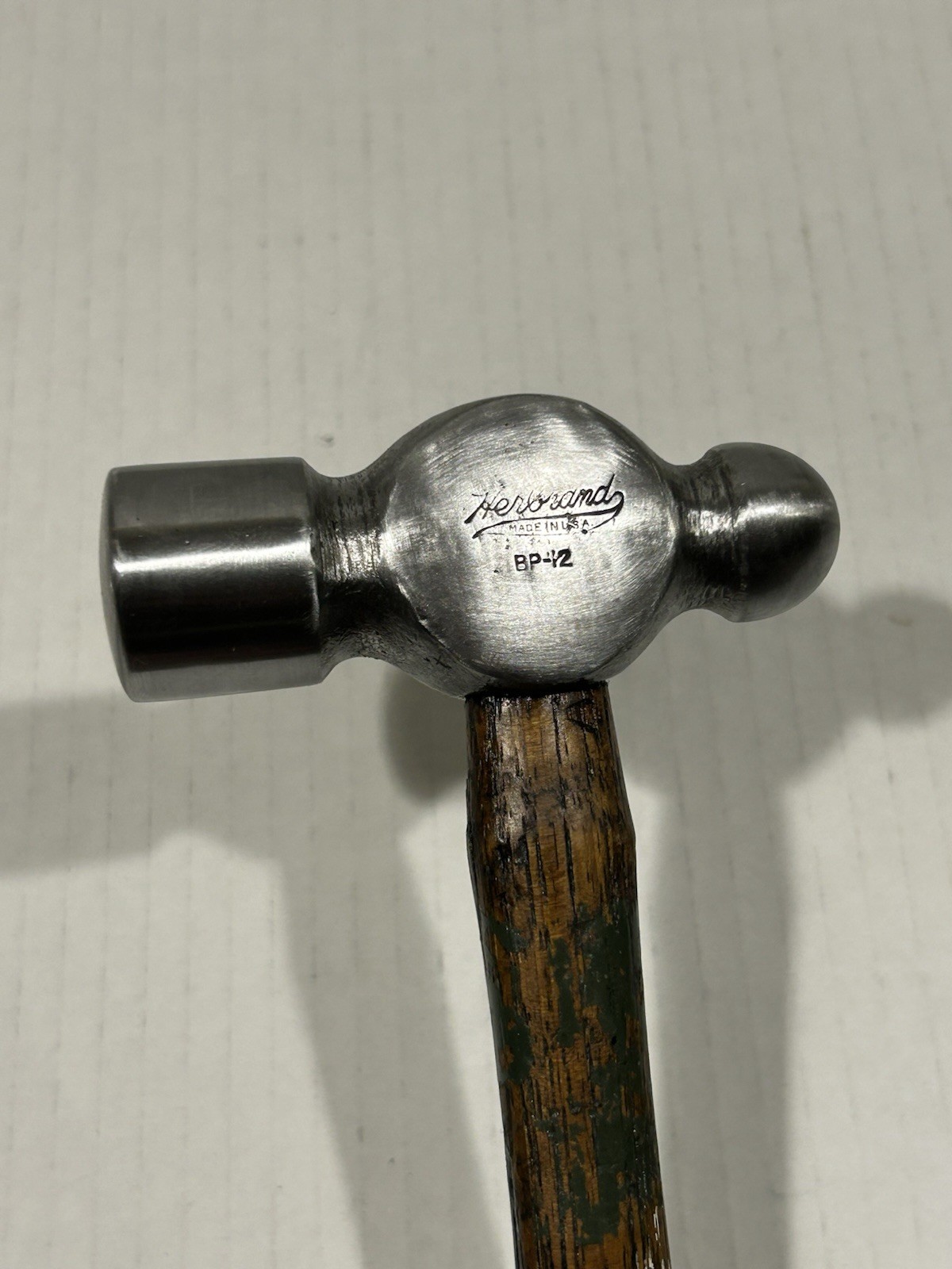 Vintage Herbrand 7” Adjustable Auto Pipe Monkey Wrench & Ball Peen Pein Hammer