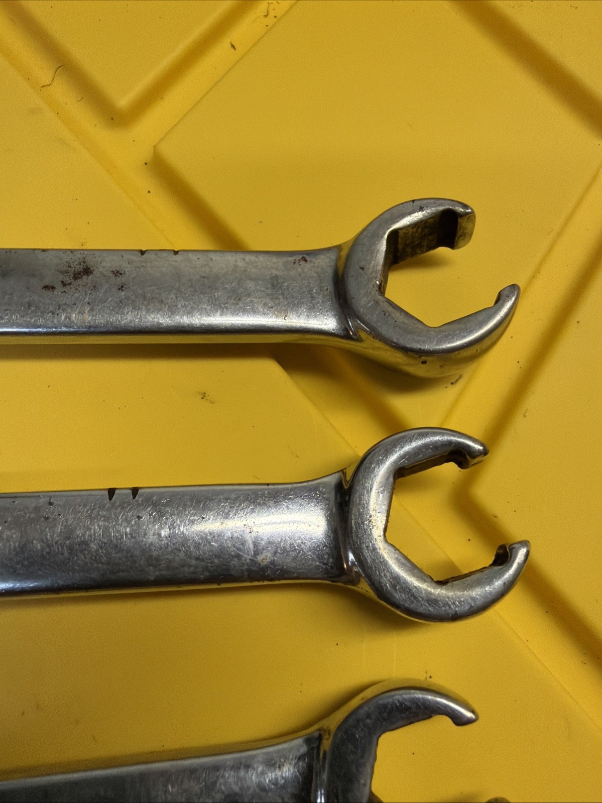 Snap-On Tools USA SAE Open-End RXS Flare Nut Combination Wrench SET of 7