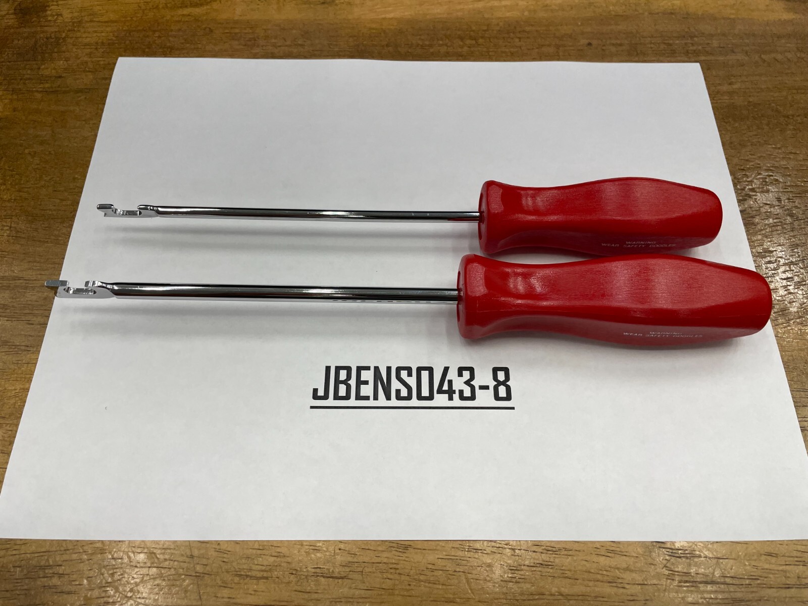 Snap-on Tools USA NEW 2 Piece RED Hard Handle Push-Pull Spring Tool Lot Set
