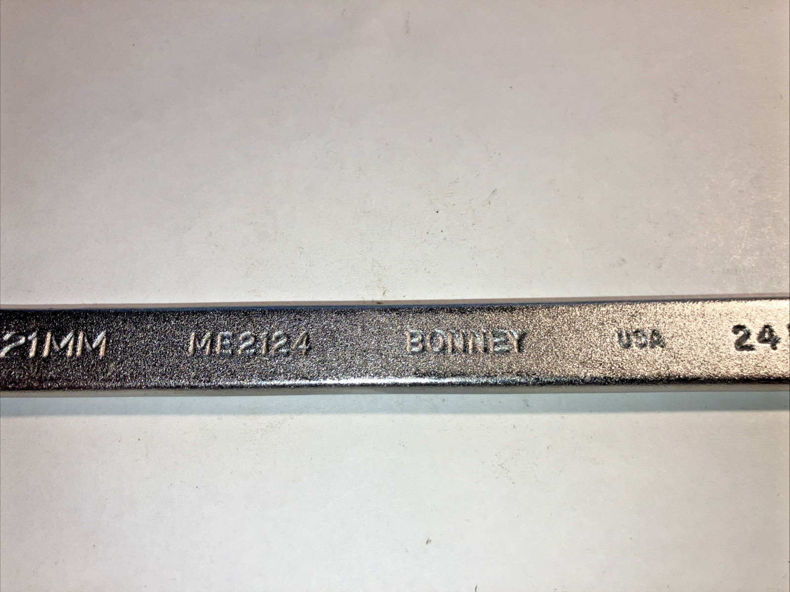 Bonney Tools ME2124 Metric 21mm – 24mm Double Open End Wrench USA Vintage