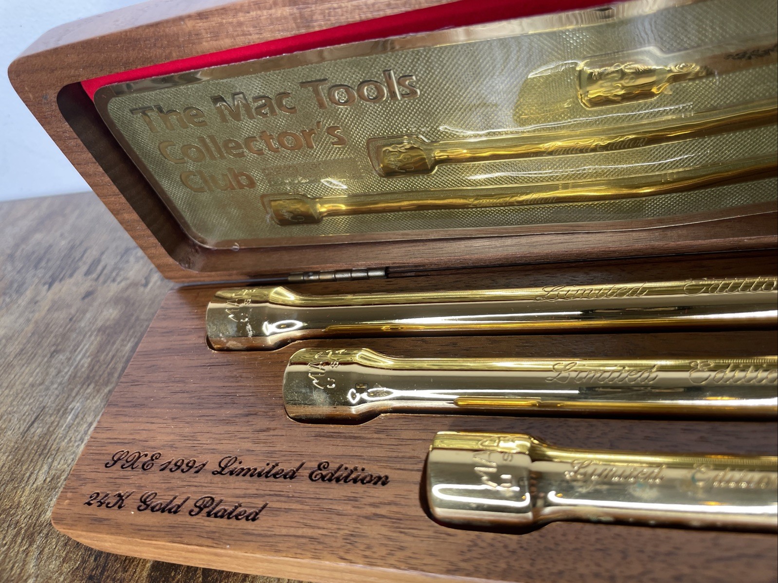 1991 Mac Tool Socket Extension Gold Plated Collector Club